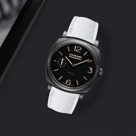 panerai radiomir canvas strap|authentic panerai straps.